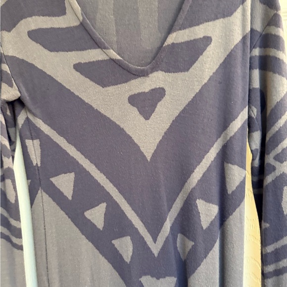 Free People Gray Patterned Maxi Dress - Picture 4 of 8